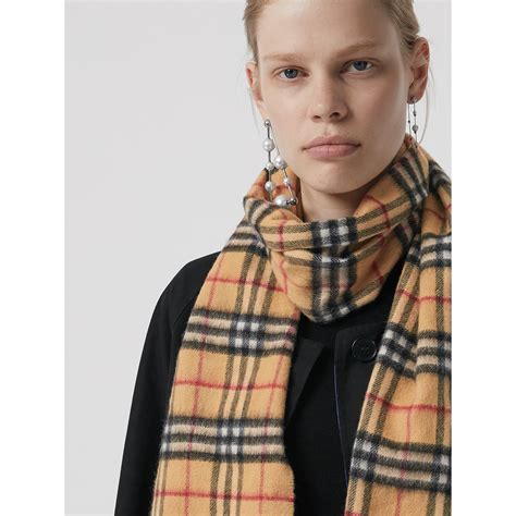 classic check burberry scarf